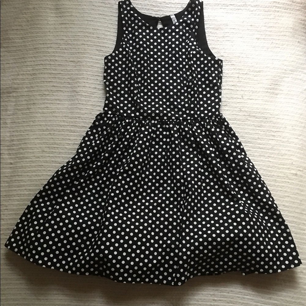 New Black and White Polka Dot Dress by R N B
